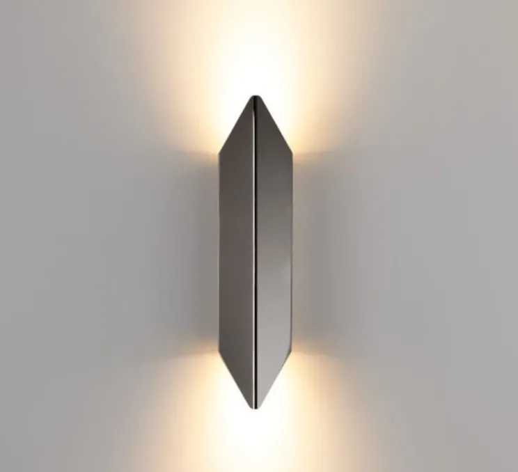 Applique murale, Chival Up/Down 292 2x, Noir chrome, LED, dim, 2700K, 713 lm, L7,1cm, H29,2cm - Modular