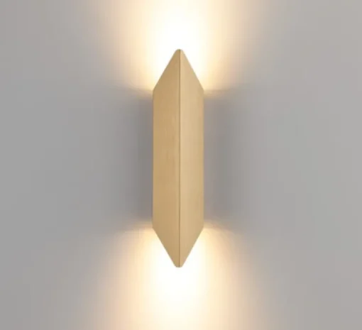 Applique murale, Chival Up/Down 292 2x, champagne anodisé, LED, dim, 2700K, 713 lm, L7,1cm, H29,2cm - Modular