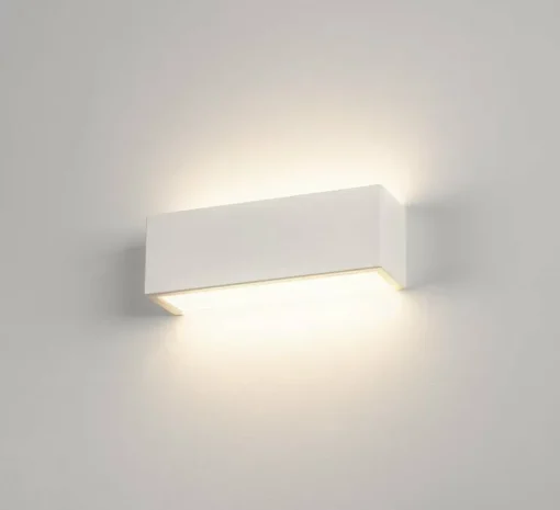 Applique murale, Chrombo, blanc, LED, dim, 3000K, 790 lm, L30cm, H10cm - SLV