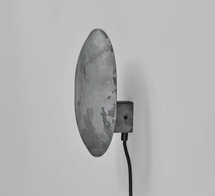 Applique murale, Clam, gris, L14cm, H26cm - 101 Copenhagen