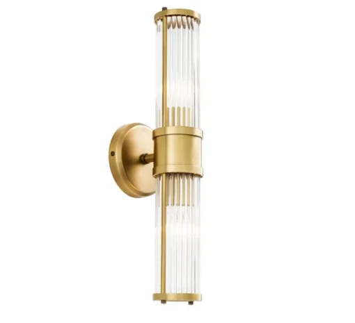 Applique murale, Claridges Double, laiton, L46,5cm, H13cm - Eichholtz