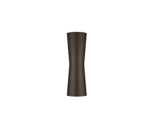 Applique murale, Clessidra 20°+20°, brun foncé, IP55,LED, 3000K, 637lm, Ø7,6cm, H24,2cm - Flos