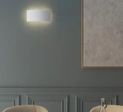 Applique murale, Comino 320, plâtre, brut à peindre, L32cm, H15cm - Astro