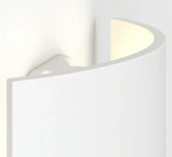 Applique murale, Comino 320, plâtre, brut à peindre, L32cm, H15cm - Astro