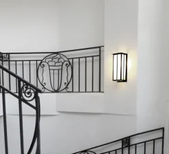 Applique murale, Corvus 460, noir, LED, 1250 à 2400lm, IP44, L46cm, H16cm - Raphaël Armand