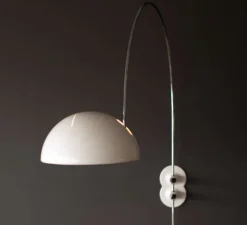 Applique murale, Coupé, blanc, Ø30cm, L154cm - Oluce