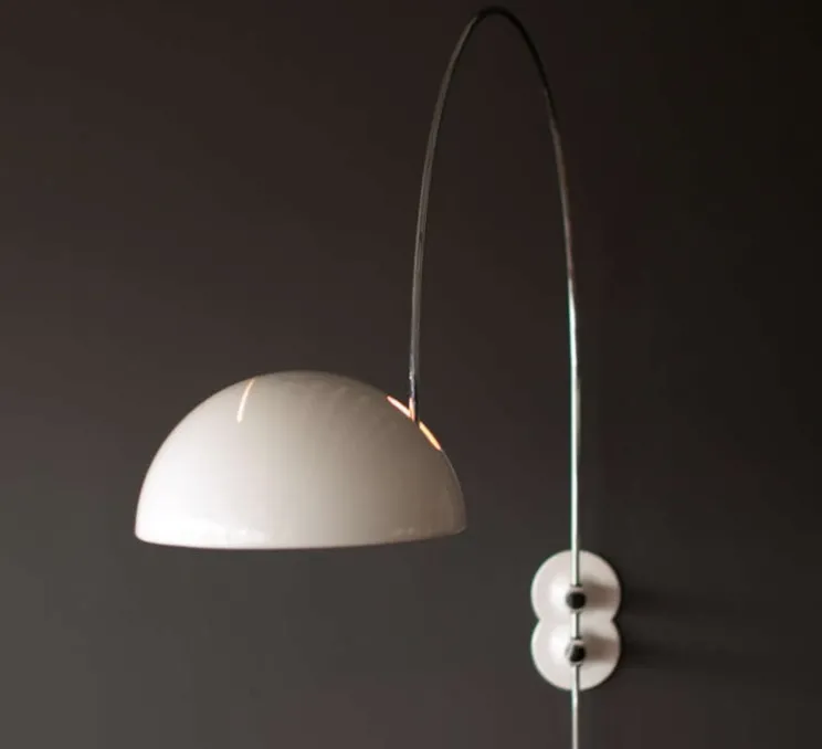 Applique murale, Coupé, blanc, Ø30cm, L154cm - Oluce