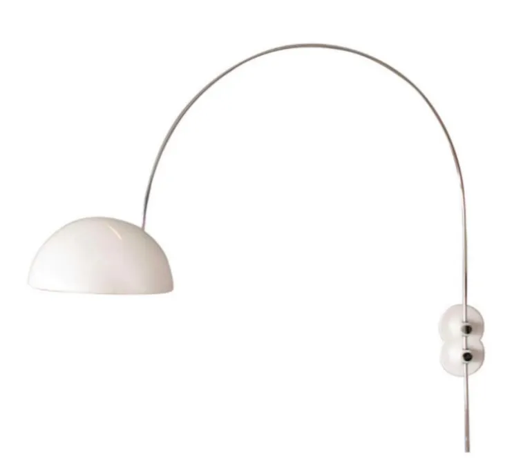 Applique murale, Coupé, blanc, Ø30cm, L154cm - Oluce