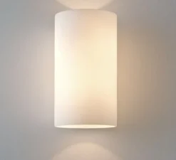 Applique murale, Cyl 260, verre, opal, L14,5cm, H26cm - ASTRO