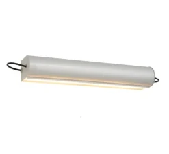 Applique murale, Cylindrique longue, blanc mat, L48cm, H10,5cm - Charlotte Perriand - Nemo Lighting