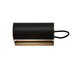 Applique murale, Cylindrique petite, gris anthracite, L16cm, H10,5cm - Charlotte Perriand -Nemo Lighting