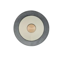 Applique murale, Cymbal M, bleu atlantic, LED, Ø50cm, H50cm - Forestier