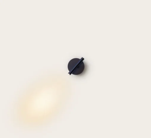 Applique murale, D01, noir mat, LED, dim, 2700K, 350 lm, L9cm, H15cm - OliveLab
