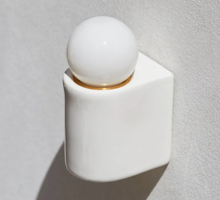 Applique murale, D1, up, blanc, IP44, L4,7cm, H10,2cm - Anastassiades