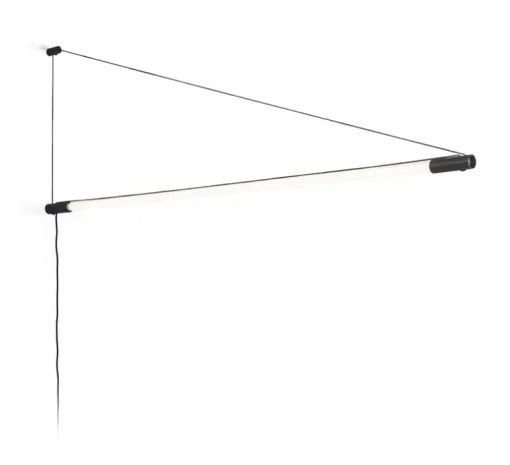 Applique murale, Darf wall surface 1.0 non dim, noir et blanc, LED, 3000K, 3300lm, L3,3cm, H162,6cm - Wever & Ducré