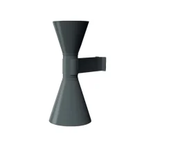 Applique murale, De Marseille, gris mat, L17cm, H40cm - Nemo Lighting