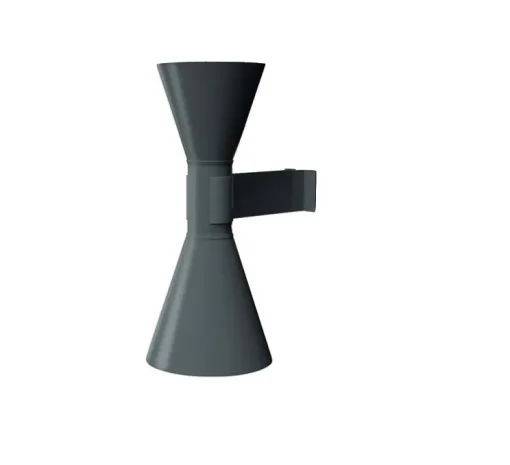 Applique murale, De Marseille, gris mat, L17cm, H40cm - Nemo Lighting