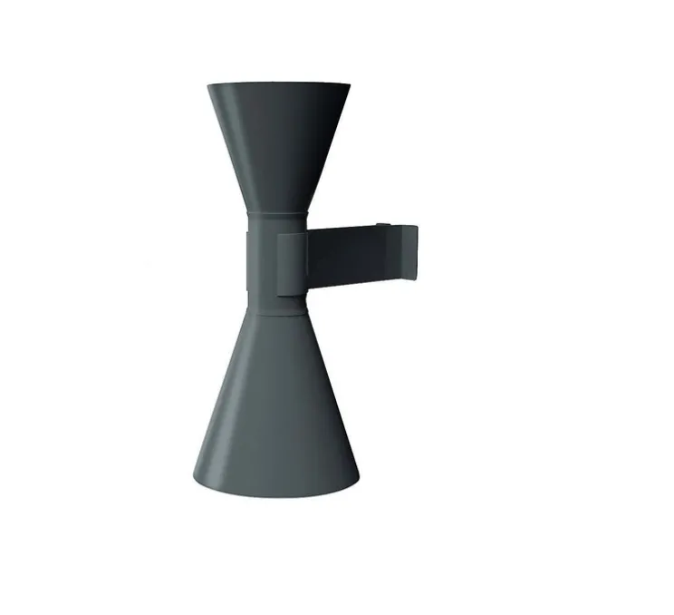 Applique murale, De Marseille, gris mat, L17cm, H40cm - Nemo Lighting