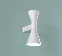 Applique murale, De Marseille, Le Corbusier, blanc, L17cm, H40cm - Nemo Lighting
