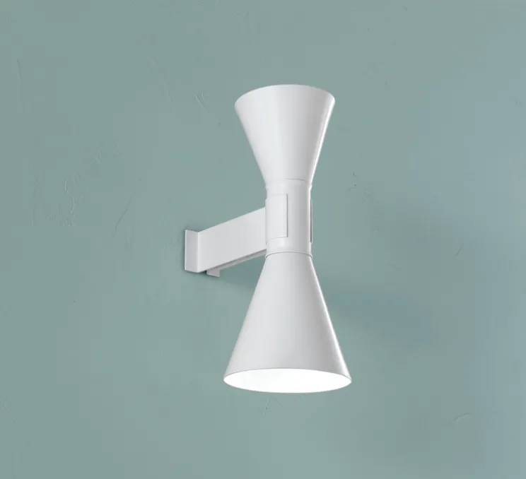 Applique murale, De Marseille, Le Corbusier, blanc, L17cm, H40cm - Nemo Lighting