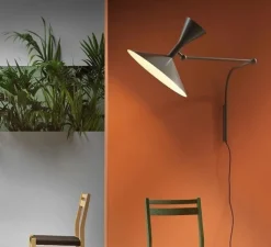 Applique murale, De Marseille, gris, L166cm, H80cm - Nemo lighting