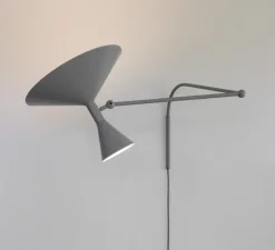 Applique murale, De Marseille, gris, L166cm, H80cm - Nemo lighting