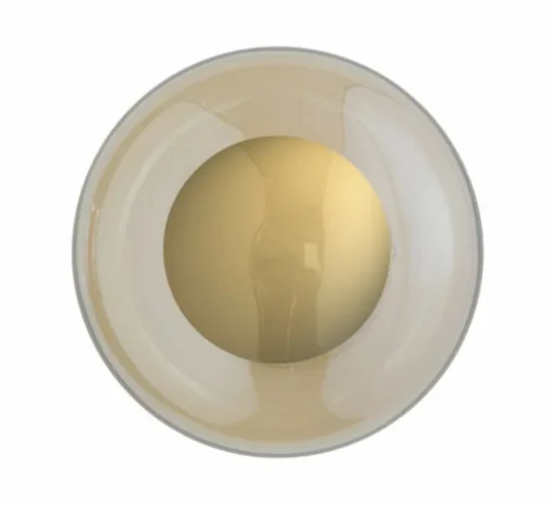 Applique murale de salle de bain, Horizon, or, IP44,Ø21cm, H16,5cm - Ebb and Flow