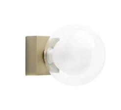 Applique murale de salle de bain, Perla, laiton, IP44, Ø12cm, H11,5cm - FARO