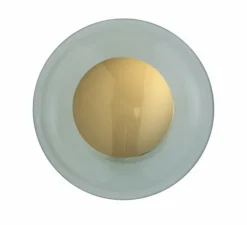 Applique murale de salle de bain, Horizon, Vert foret, IP44,Ø21cm, H16,5cm - Ebb and Flow