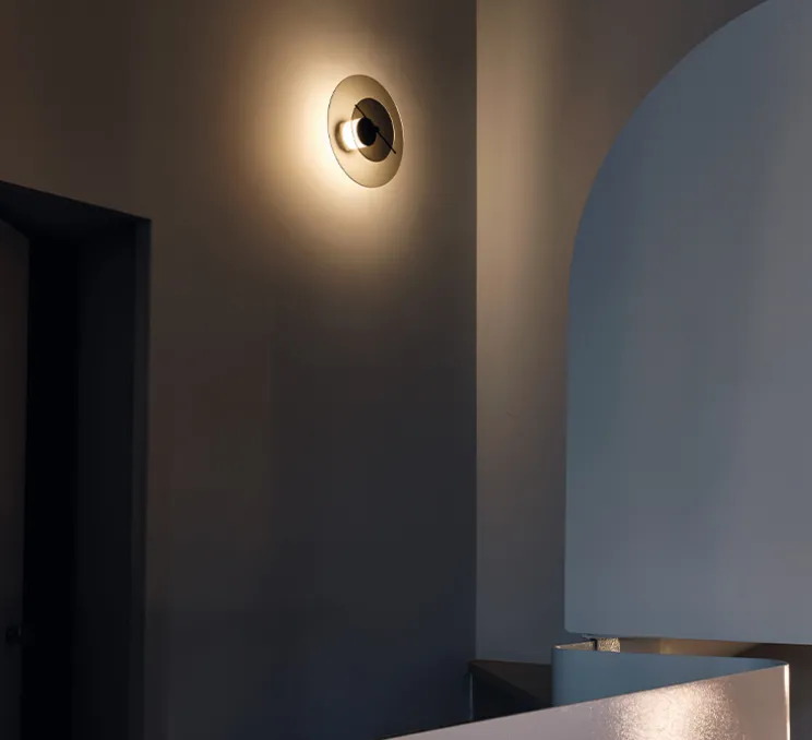 Applique murale, Delumina, transparent, LED, 2700K, 135lm, Ø32cm, P12,6cm - DCW éditions Paris