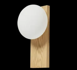 Applique murale, Dew, chêne, LED, dim, 3000K, 160 lm, L34cm, H15cm - Woud