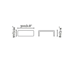 Applique murale d'extérieur, BRACKET, LED, IP44, gris foncé, L30cm, H9cm - FARO