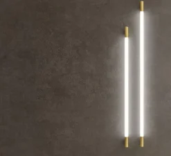 Applique murale d'extérieur, Cosima, laiton, LED, 3000K, 1920 lm, IP 65, L114cm, H114cm - Zava