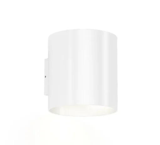 Applique murale d'extérieur, Ray 3.0, blanc, IP65, LED, 2700K, 260lm, Ø15cm, H16cm - Wever&Ducré