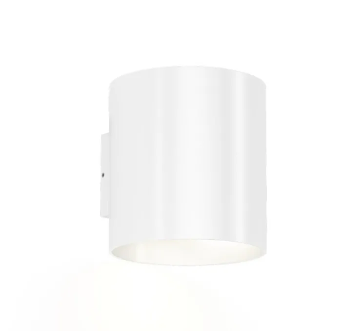 Applique murale d'extérieur, Ray 3.0, blanc, IP65, LED, 2700K, 260lm, Ø15cm, H16cm - Wever&Ducré