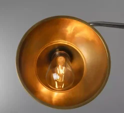 Applique murale d'extérieur, Sanford, laiton antique, IP65, L24cm, H47cm - Mullan Lighting