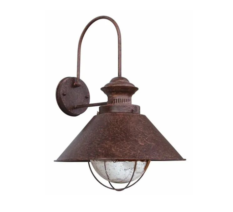 Applique murale d'extérieur, Nàutica-P, rouille, L26cm, H34cm - Faro