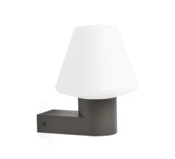 Applique murale d'extérieur, Mistu, gris anthracite, H22cm - FARO