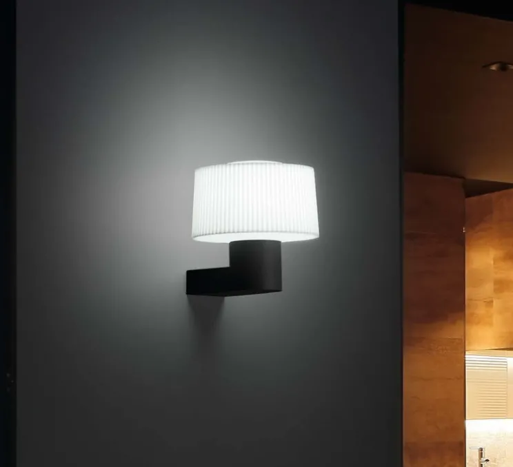 Applique murale d'extérieur, MUFFIN, gris anthracite, H12,4cm - FARO