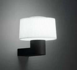 Applique murale d'extérieur, MUFFIN, gris anthracite, H12,4cm - FARO