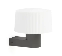 Applique murale d'extérieur, MUFFIN, gris anthracite, H12,4cm - FARO
