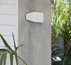 Applique murale d'extérieur, FUTURE, IP44, blanc, L31,5cm, H13,5cm - FARO