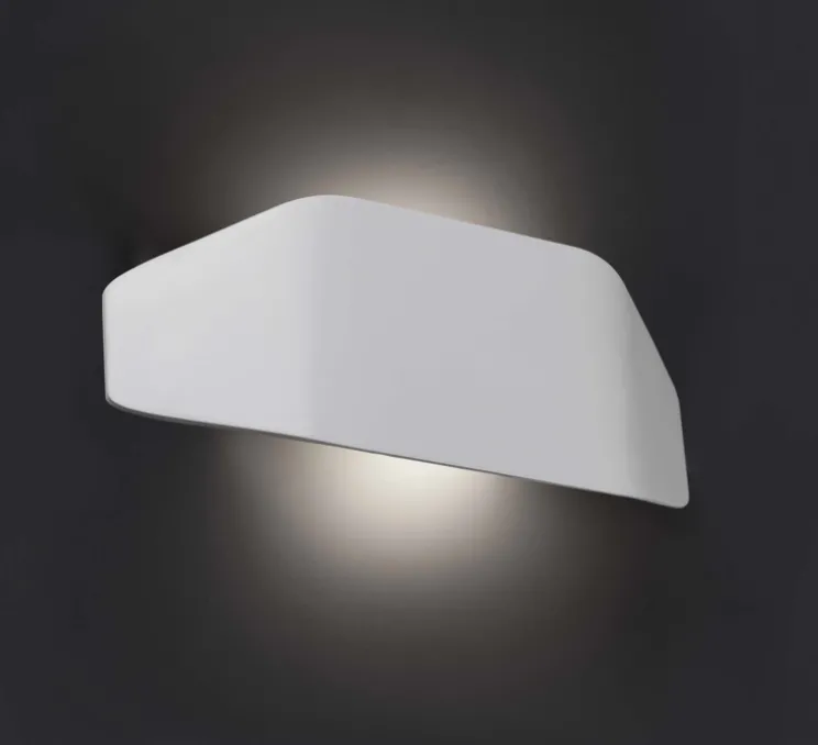 Applique murale d'extérieur, FUTURE, IP44, blanc, L31,5cm, H13,5cm - FARO