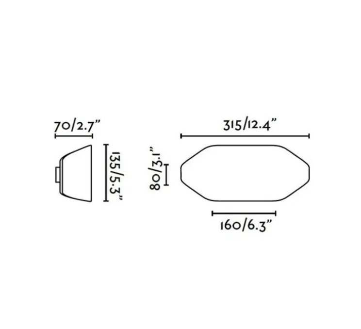 Applique murale d'extérieur, FUTURE, IP44, blanc, L31,5cm, H13,5cm - FARO