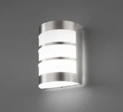 Applique murale d'extérieur, Cela-2, inox, IP54, L16cm, H22cm - Faro