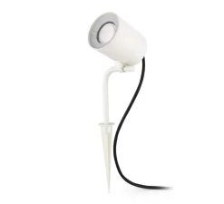 Applique murale d'extérieur, borne, Flow, beige, L12cm, H19cm, IP65 - Faro