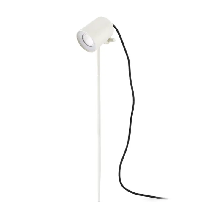 Applique murale d'extérieur, borne, Flow, beige, Ø9cm, H60cm, IP65 - Faro