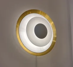 Applique murale, Diablo, Laiton, Ø30cm, H10,5cm - Belid