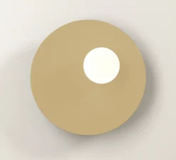 Applique murale, Disc and sphere 140, laiton, Ø23cm, P13,8cm - Atelier Areti