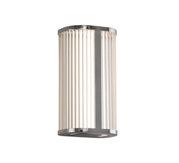 Applique murale, Diva 30, chrome, IP44, LED, 2700-3000K, 620 lm, L16,5cm, H30cm - ACB